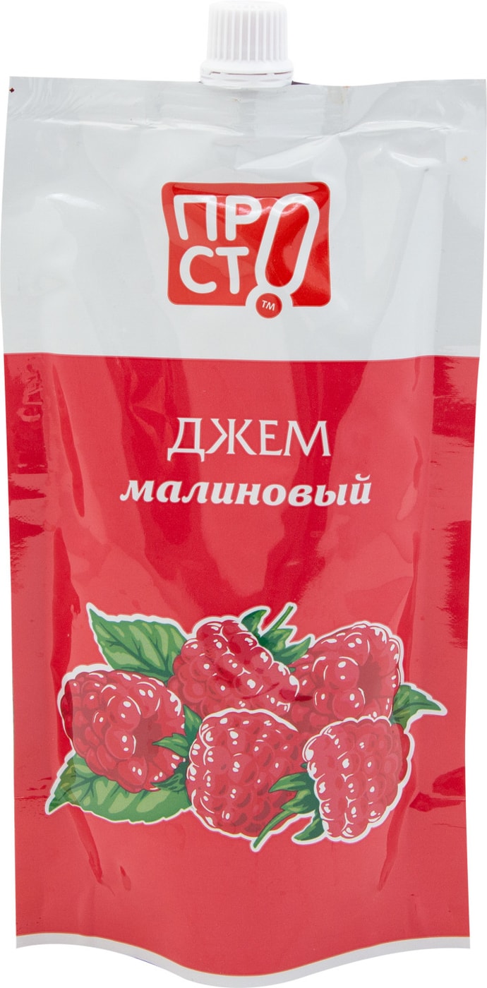 Изображение товара Джем ПРОСТО Малиновый 300г Изображение товара Джем ПРОСТО Малиновый 300г