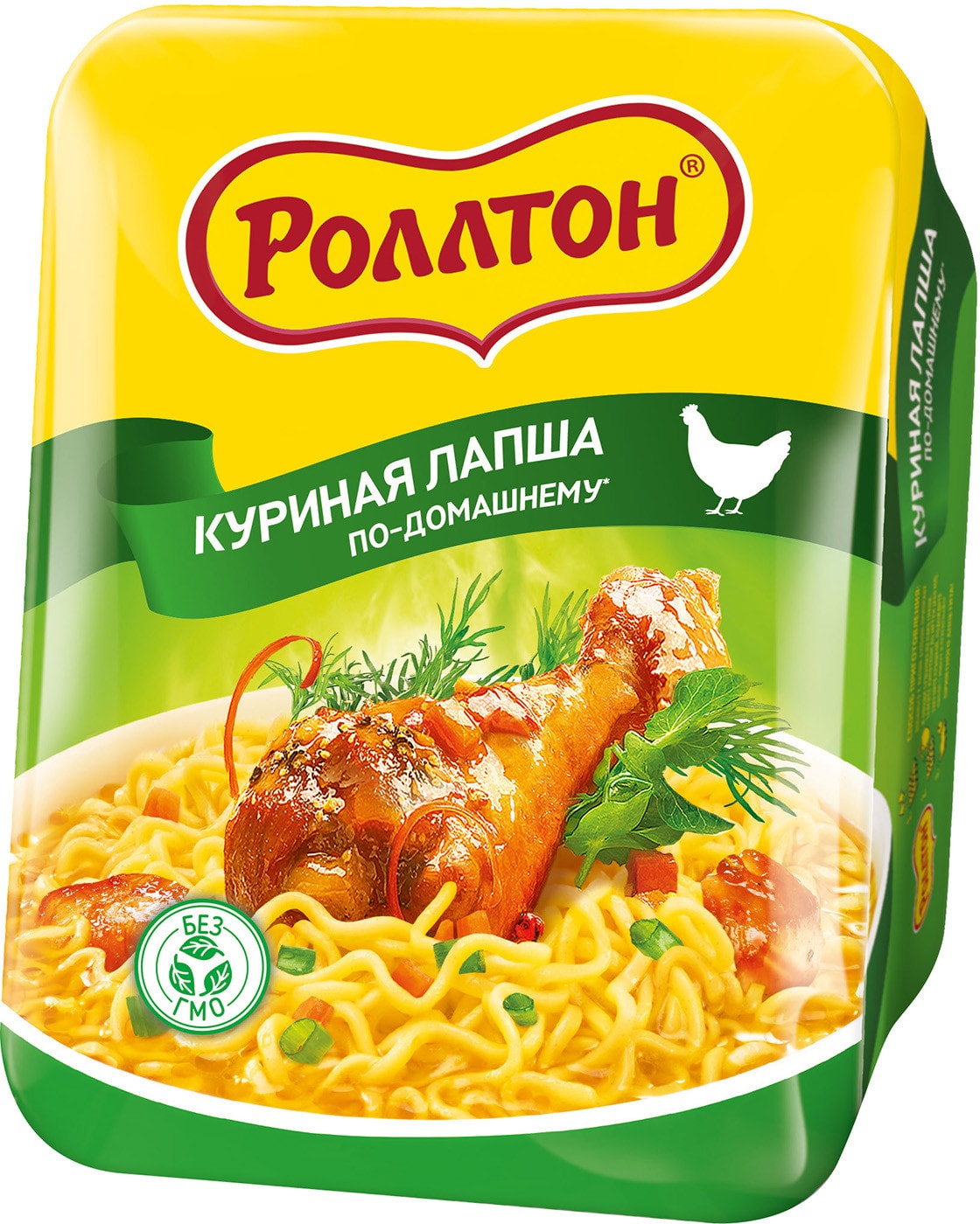 Изображение товара Лапша Роллтон Куриная по-домашнему 90г