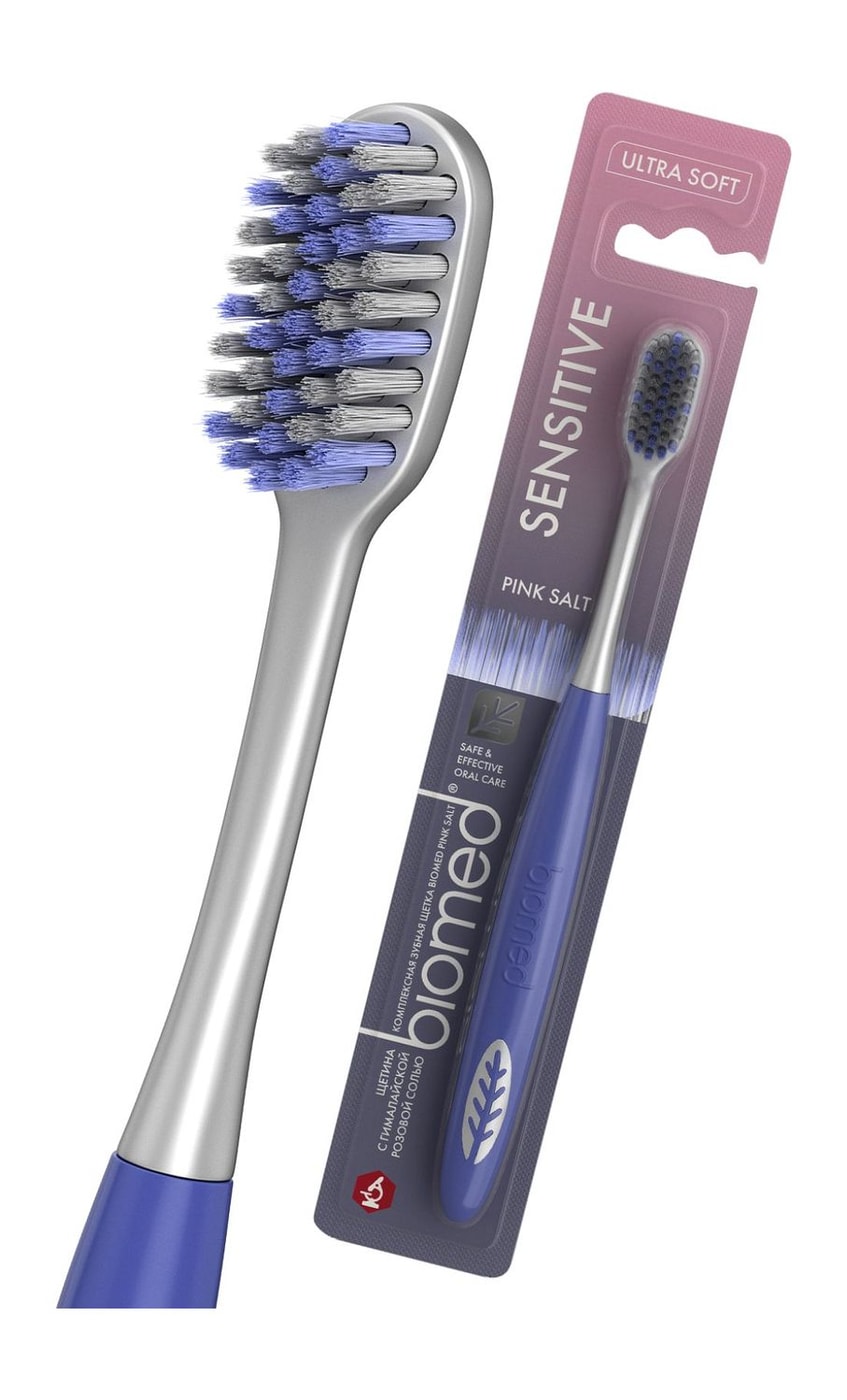 Изображение товара Зубная щетка ультрамягкая Biomed Pink Salt комплексная в ассортименте