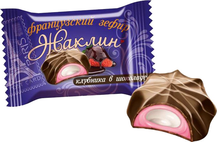 Изображение товара Конфеты Славянка Жаклин Клубника в шоколаде