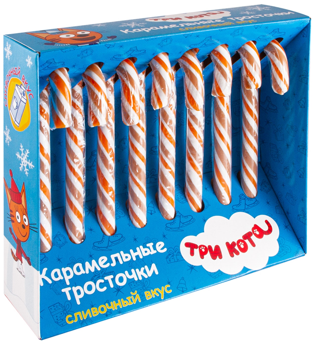 Изображение товара Карамель леденцовая МАК-Иваново Три кота сливочная 120г
