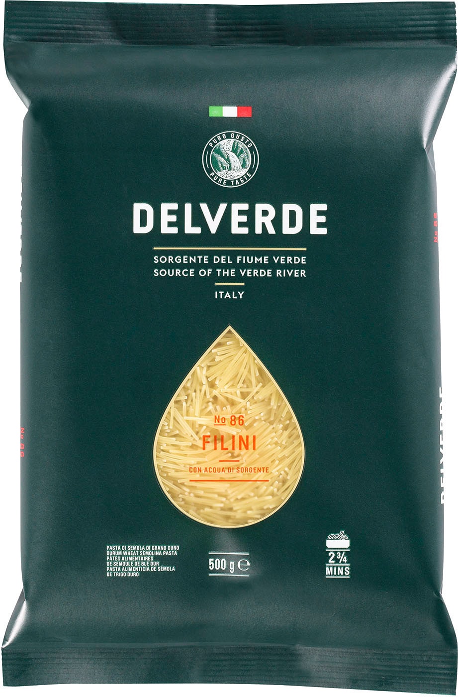 Изображение товара Макароны Delverde Filini №86 500г
