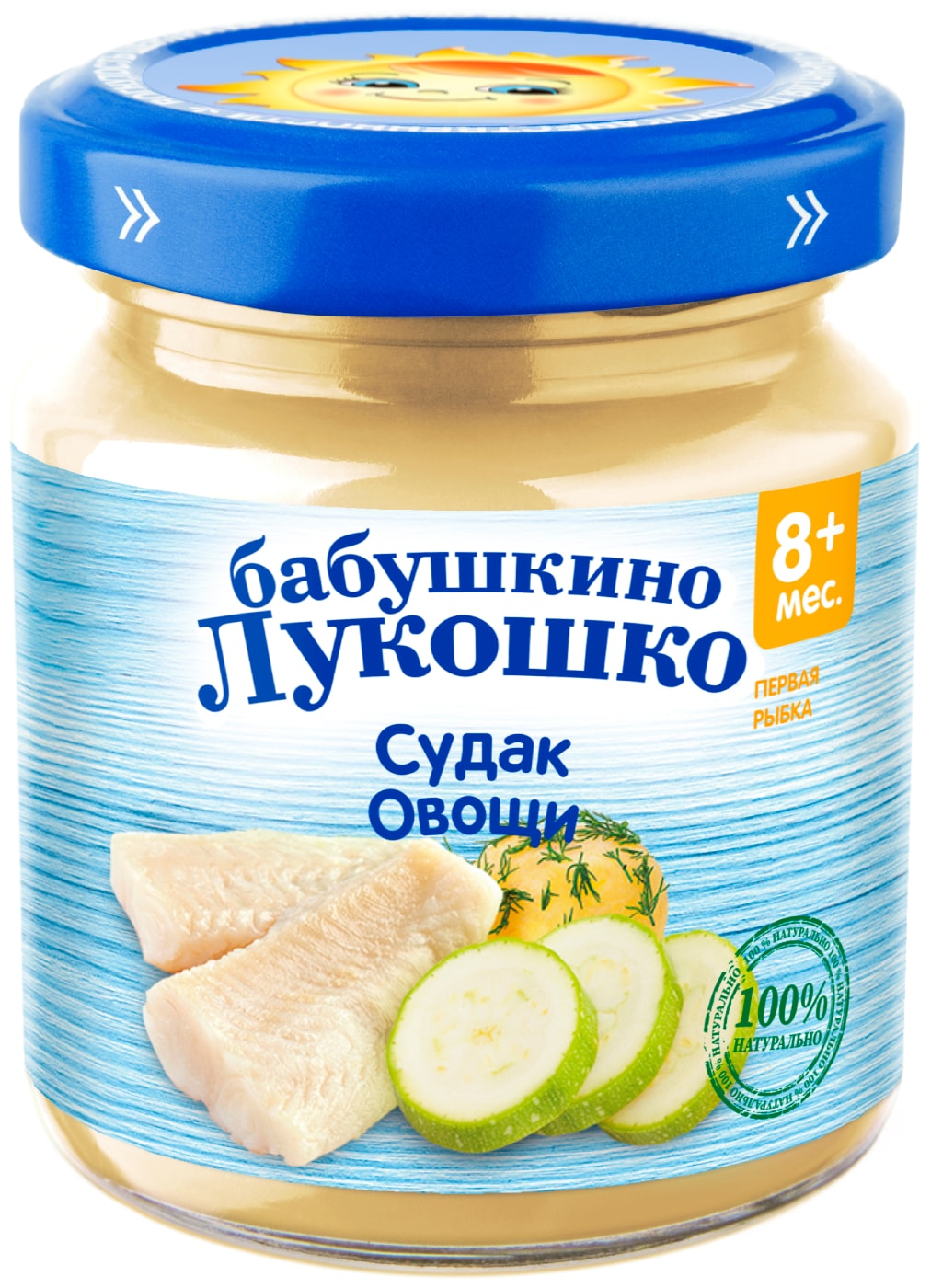 Изображение товара Пюре Бабушкино Лукошко судак с овощами 100г
