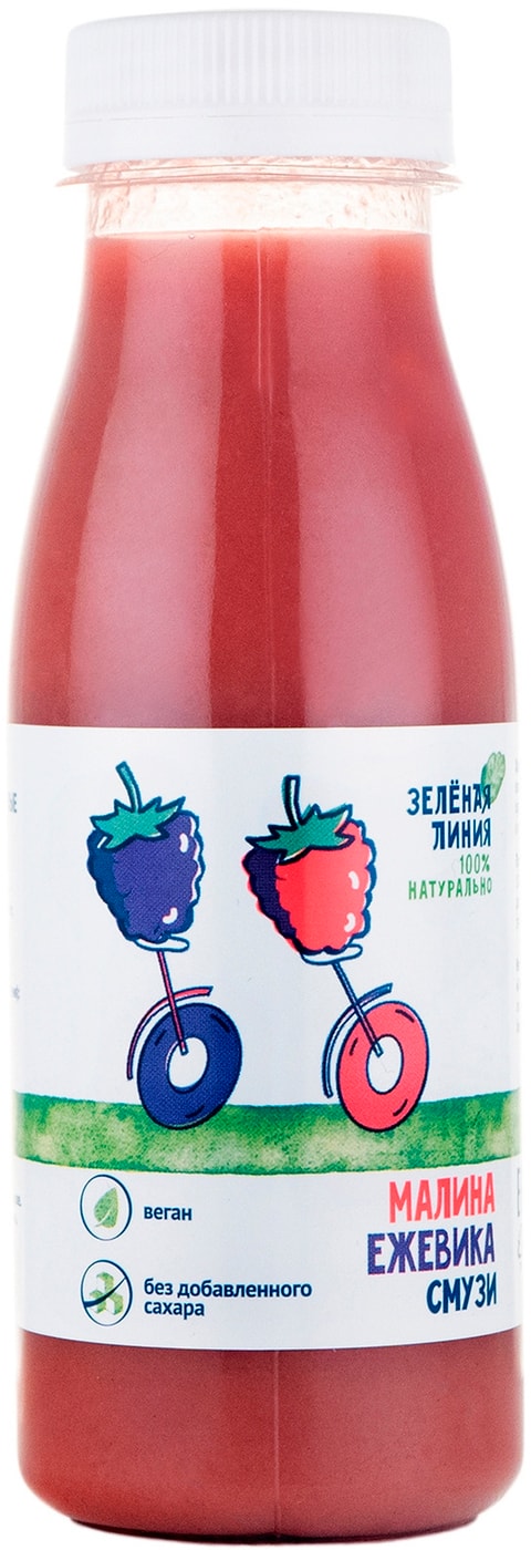 Изображение товара Смузи Зеленая Линия Малина-Ежевика 270г