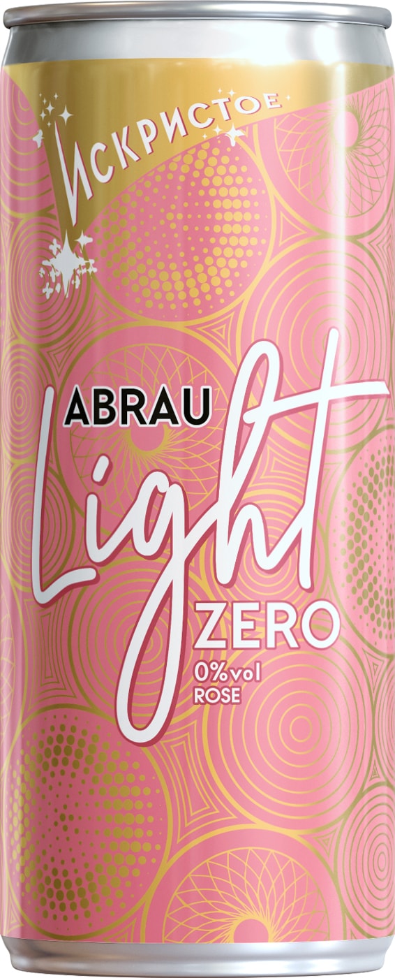 Изображение товара Напиток Abrau Light Zero Rose 250мл