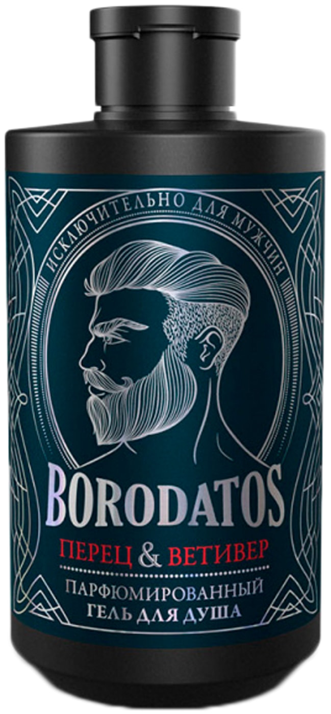 Изображение товара Гель для душа Borodatos парфюмированный перец ветивер 400мл