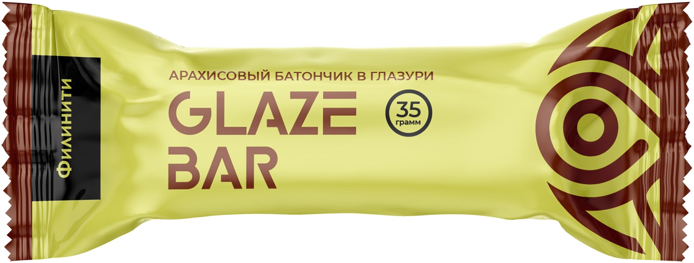 Изображение товара Батончик Филинити Glaze Bar арахисовый 35г