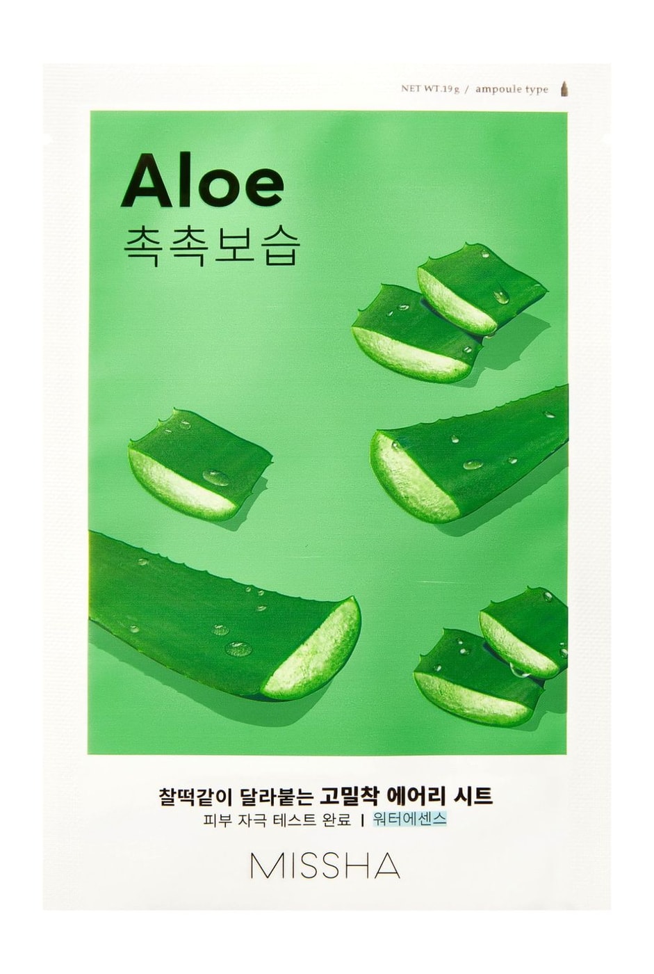 Изображение товара Маска для сухой кожи лица Missha Airy Fit Sheet Mask Aloe увлажняющая с экстрактом алоэ 20мл