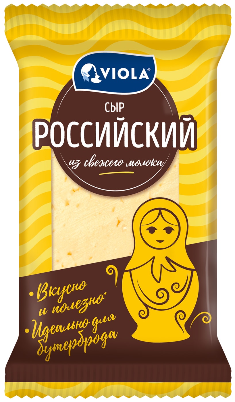 Изображение товара Сыр Viola полутвердый Российский 50% 180г