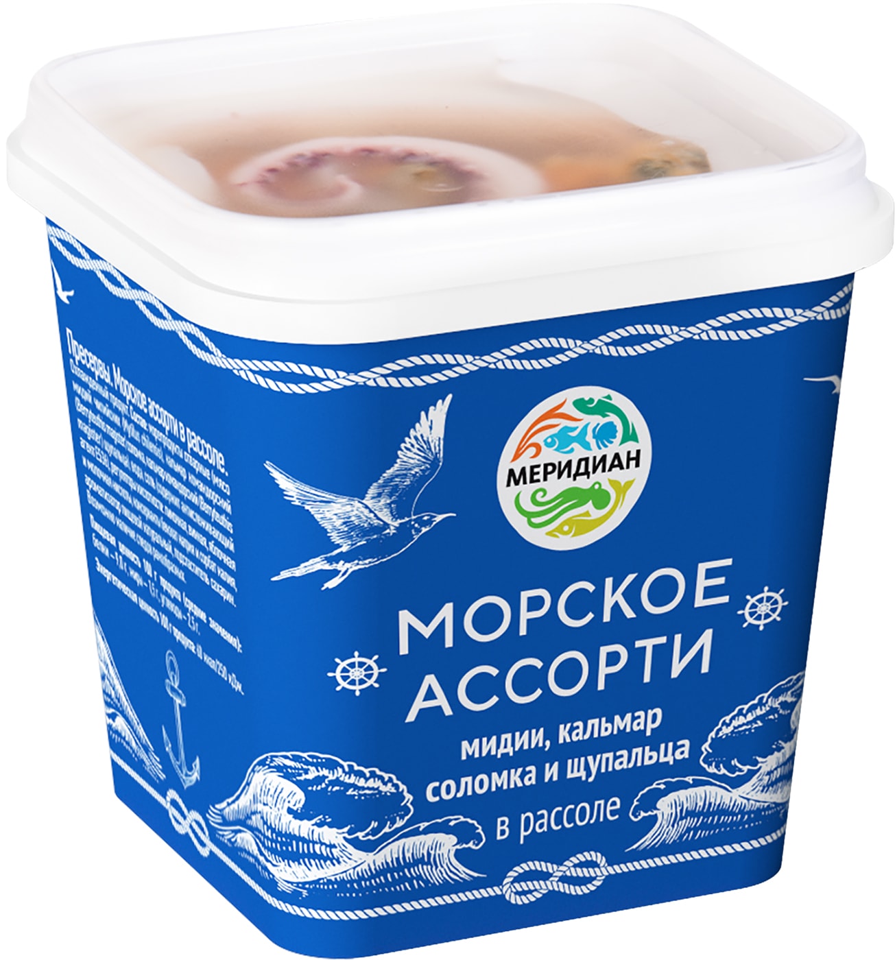 Изображение товара Морское ассорти Меридиан В рассоле 250г