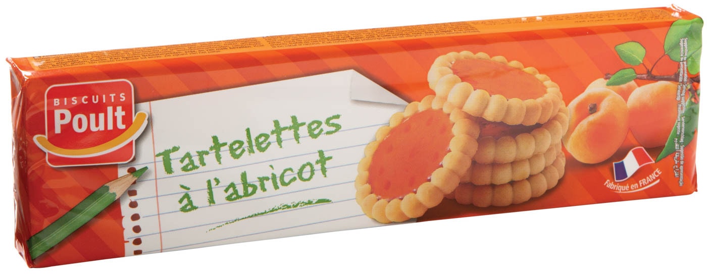 Изображение товара Тарталетки Poult Абрикосовые 150 г - французское качество и вкус