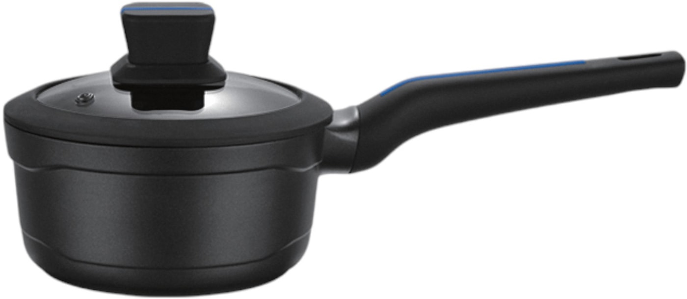 Изображение товара Ковш Маркет Home 1.3 л с антипригарным покрытием и крышкой