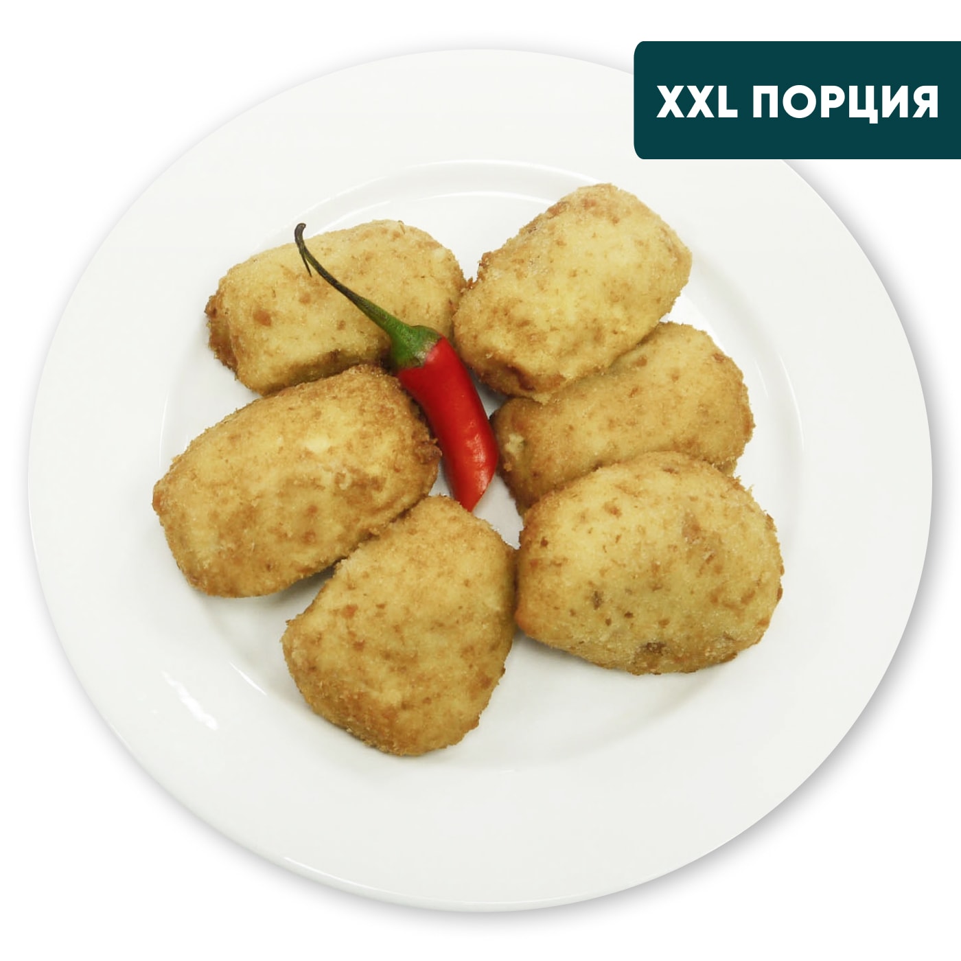 Изображение товара Курица по-киевски жареная 480г Фабрика кулинарии — вкусное готовое блюдо