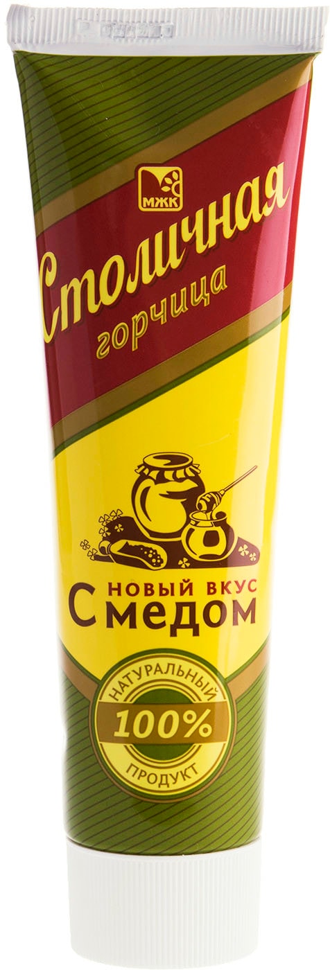Изображение товара Горчица МЖК Столичная с медом 100г