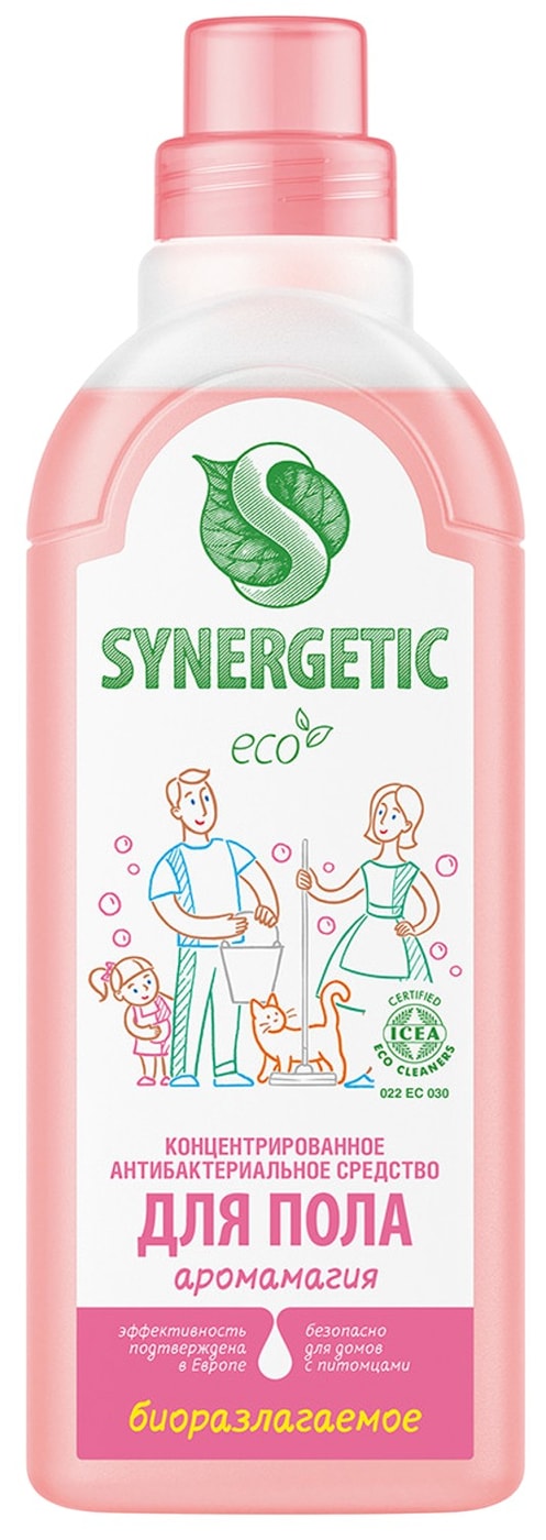 Изображение товара Средство для мытья пола Synergetic Аромамагия 750 мл безопасное эффективное универсальное