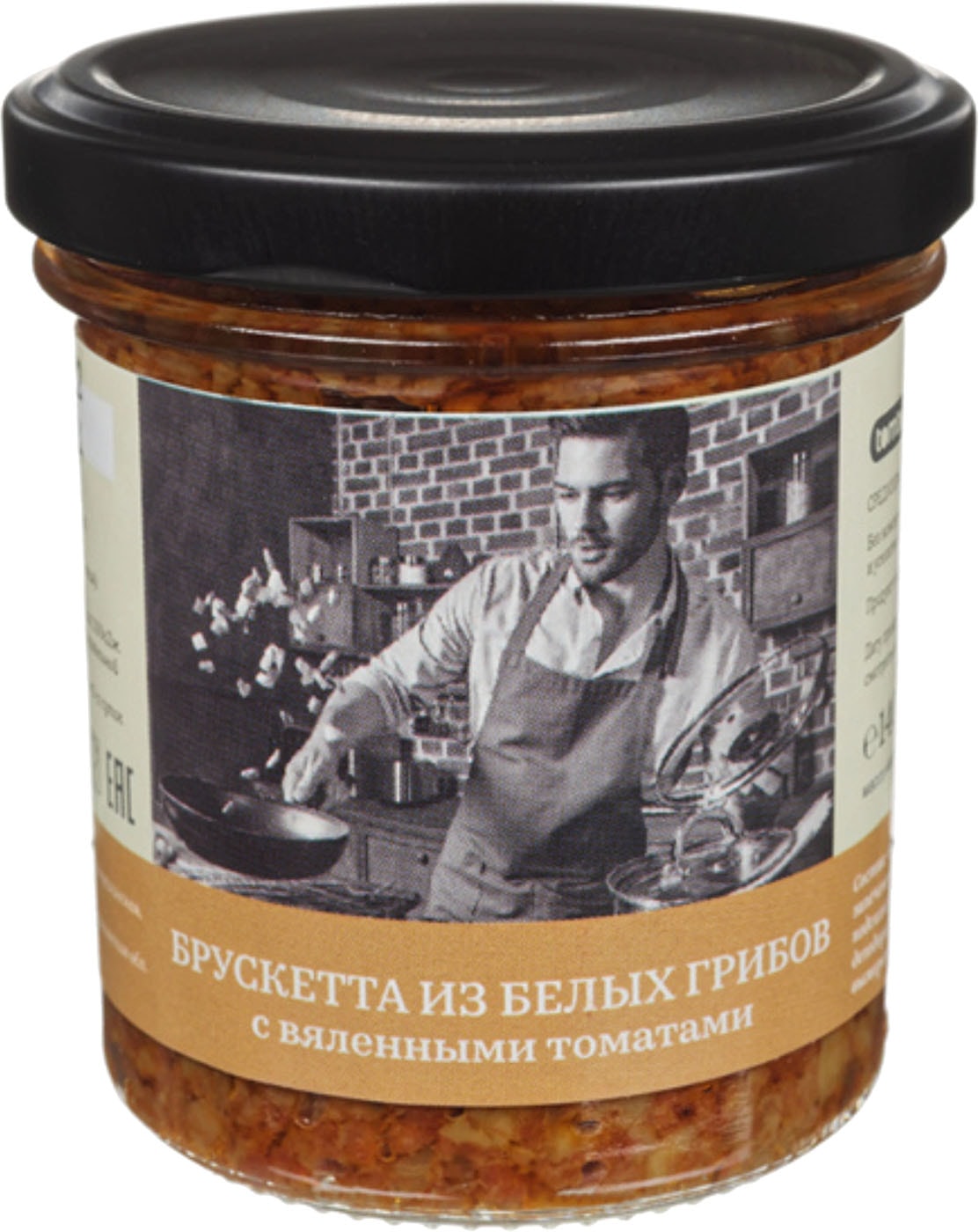 Изображение товара Tomtom Брускетта из белых грибов с вялеными томатами 140 г
