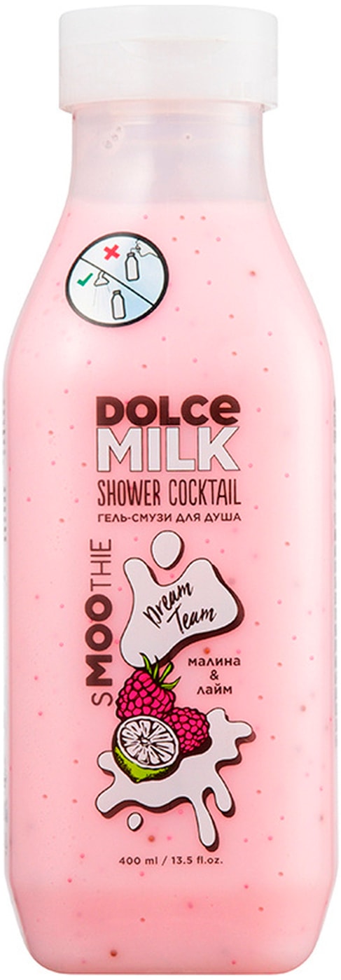 Изображение товара Гель-смузи для душа Dolce Milk Smoothie Spa Дрим тим 400мл Изображение товара Гель-смузи для душа Dolce Milk Smoothie Spa Дрим тим 400мл