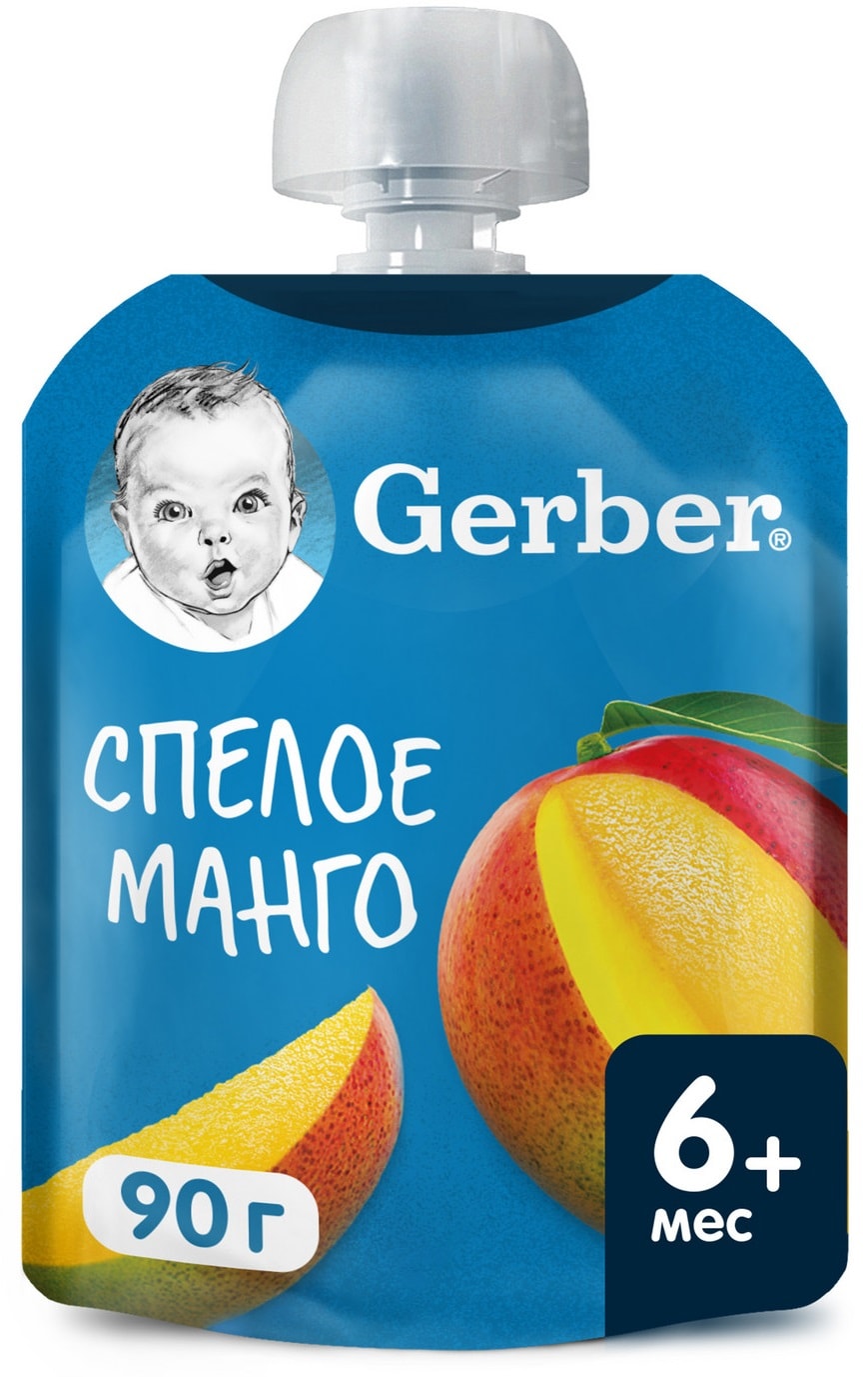 Изображение товара Пюре Gerber Спелое манго с 6 месяцев 90г