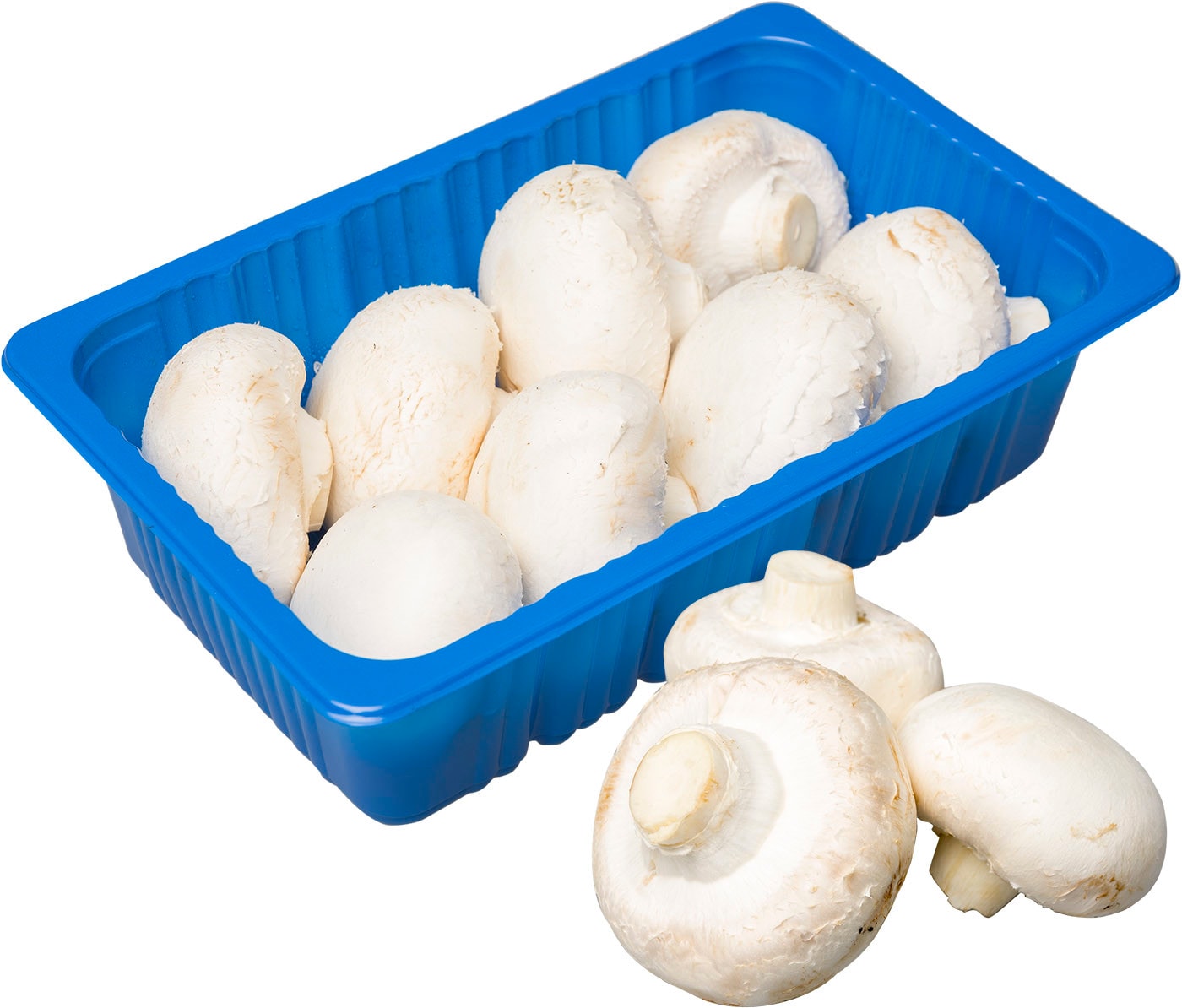 Изображение товара Шампиньоны для гриля 700г упаковка свежие и экологичные