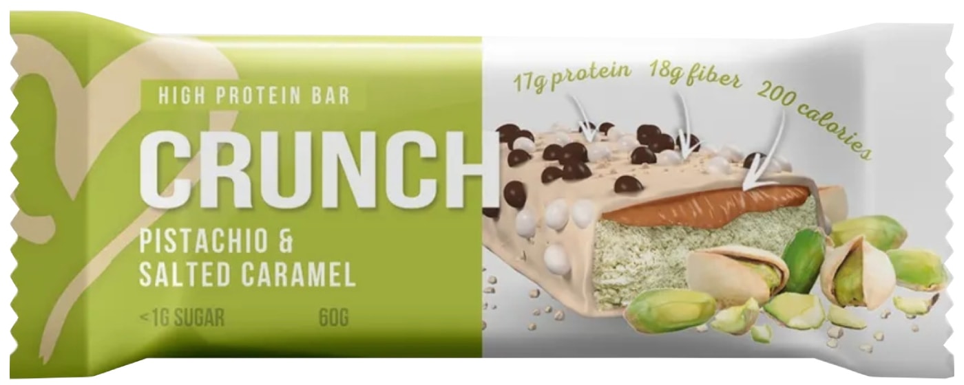 Изображение товара Батончик протеиновый Crunch Фисташка-Соленая карамель 60г
