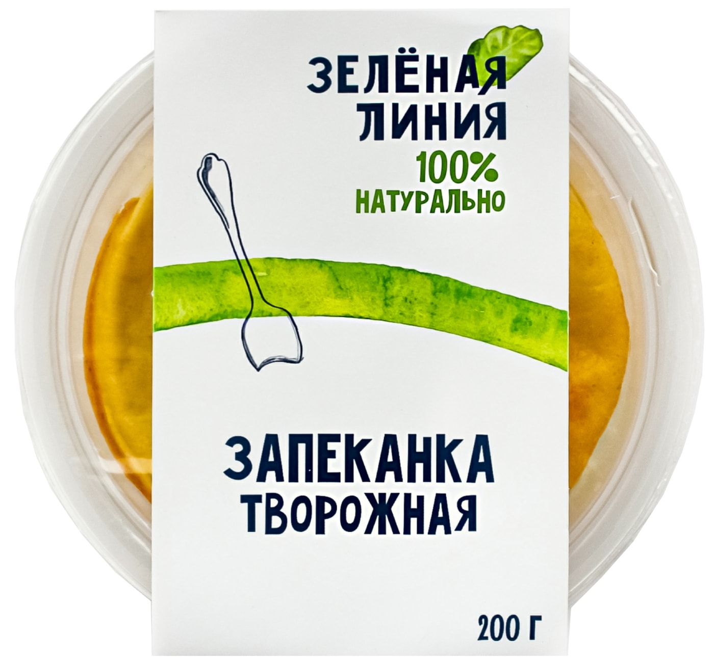 Изображение товара Запеканка Маркет Зеленая линия творожная 200г