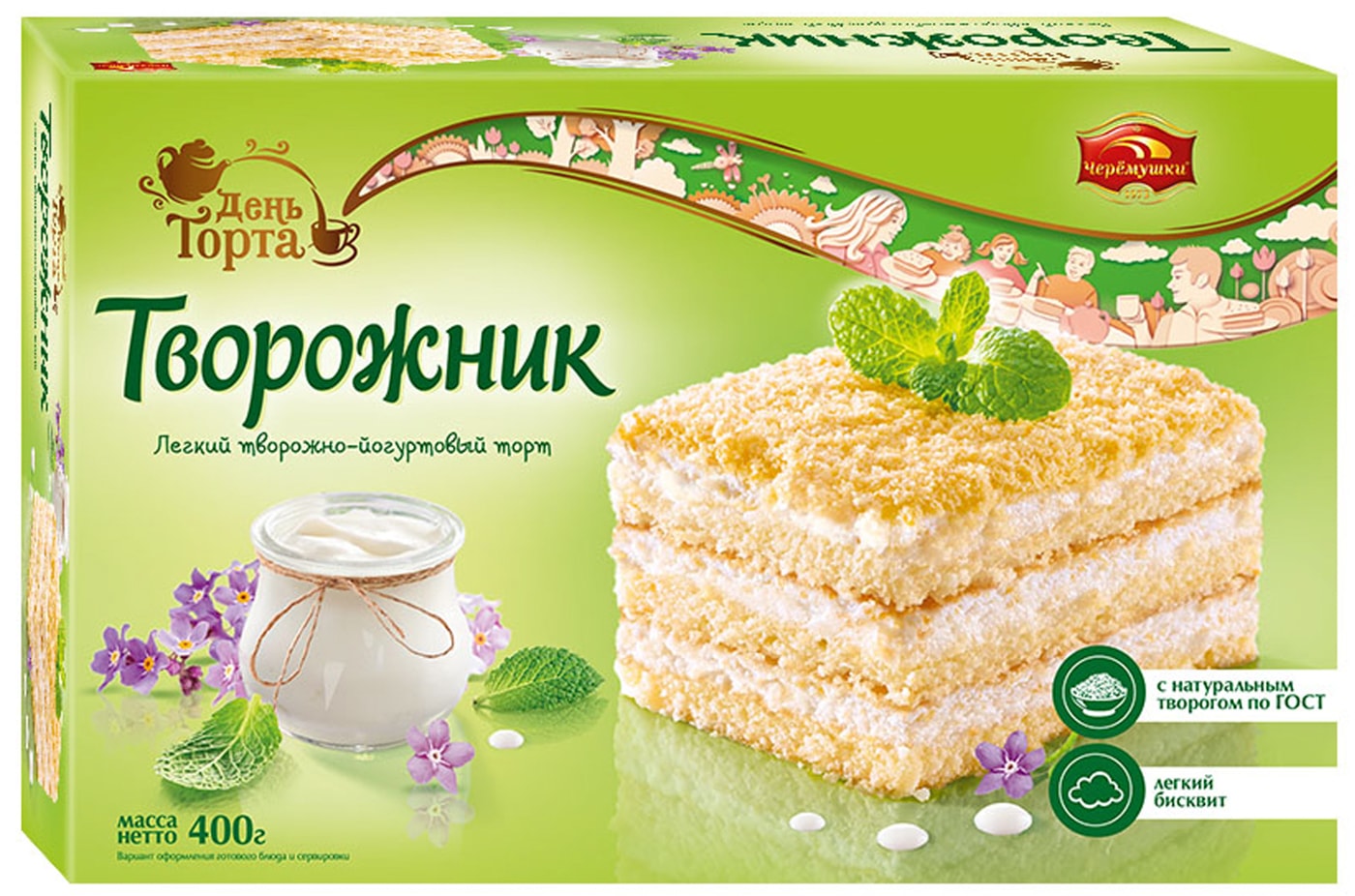 Изображение товара Торт День торта Творожник 400г