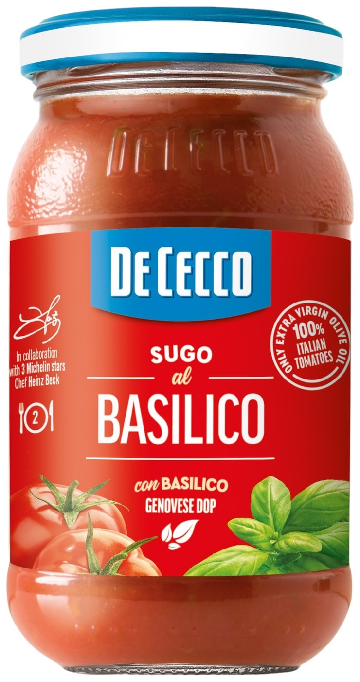 Изображение товара Соус De Cecco Sugo Al Basilico Томатный с базиликом 200г Изображение товара Соус De Cecco Sugo Al Basilico Томатный с базиликом 200г