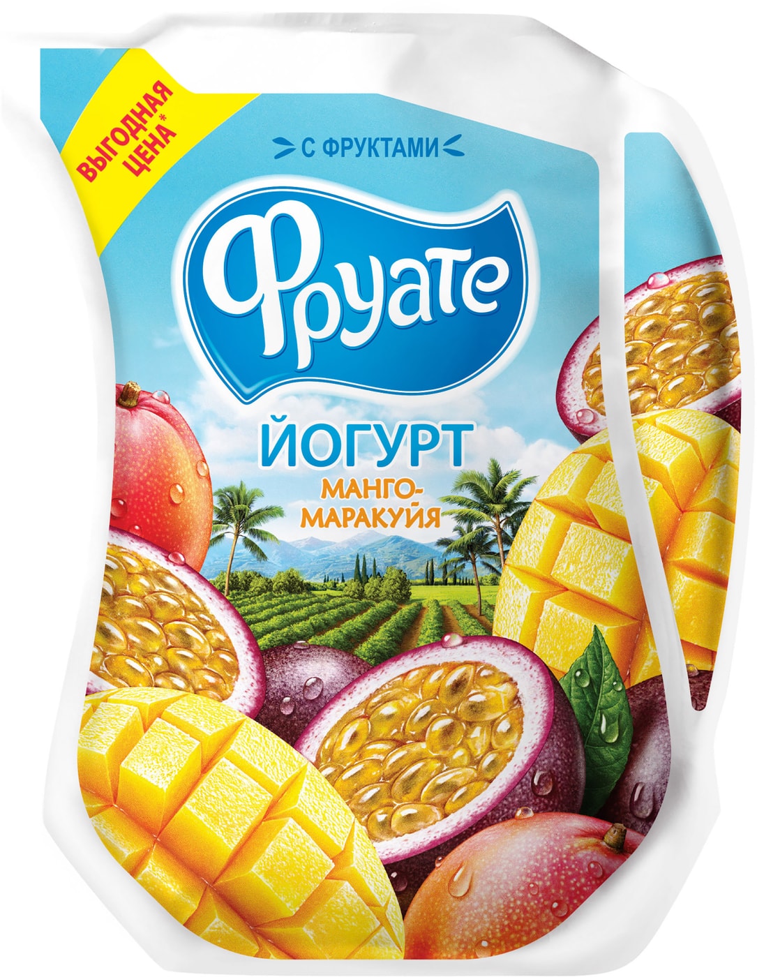 Изображение товара Йогурт питьевой Фруате Манго-Маракуя 1.5% 950г