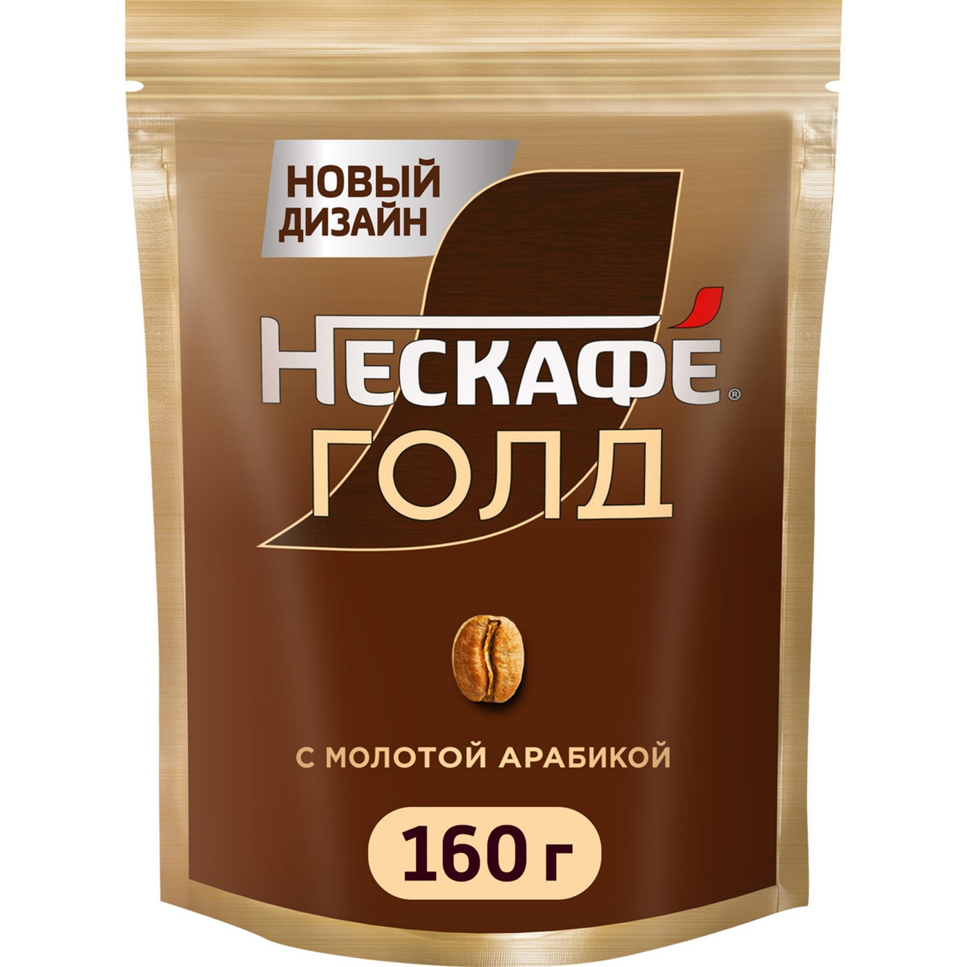 Изображение товара Кофе растворимый Нескафе Голд 160г Изображение товара Кофе растворимый Нескафе Голд 160г
