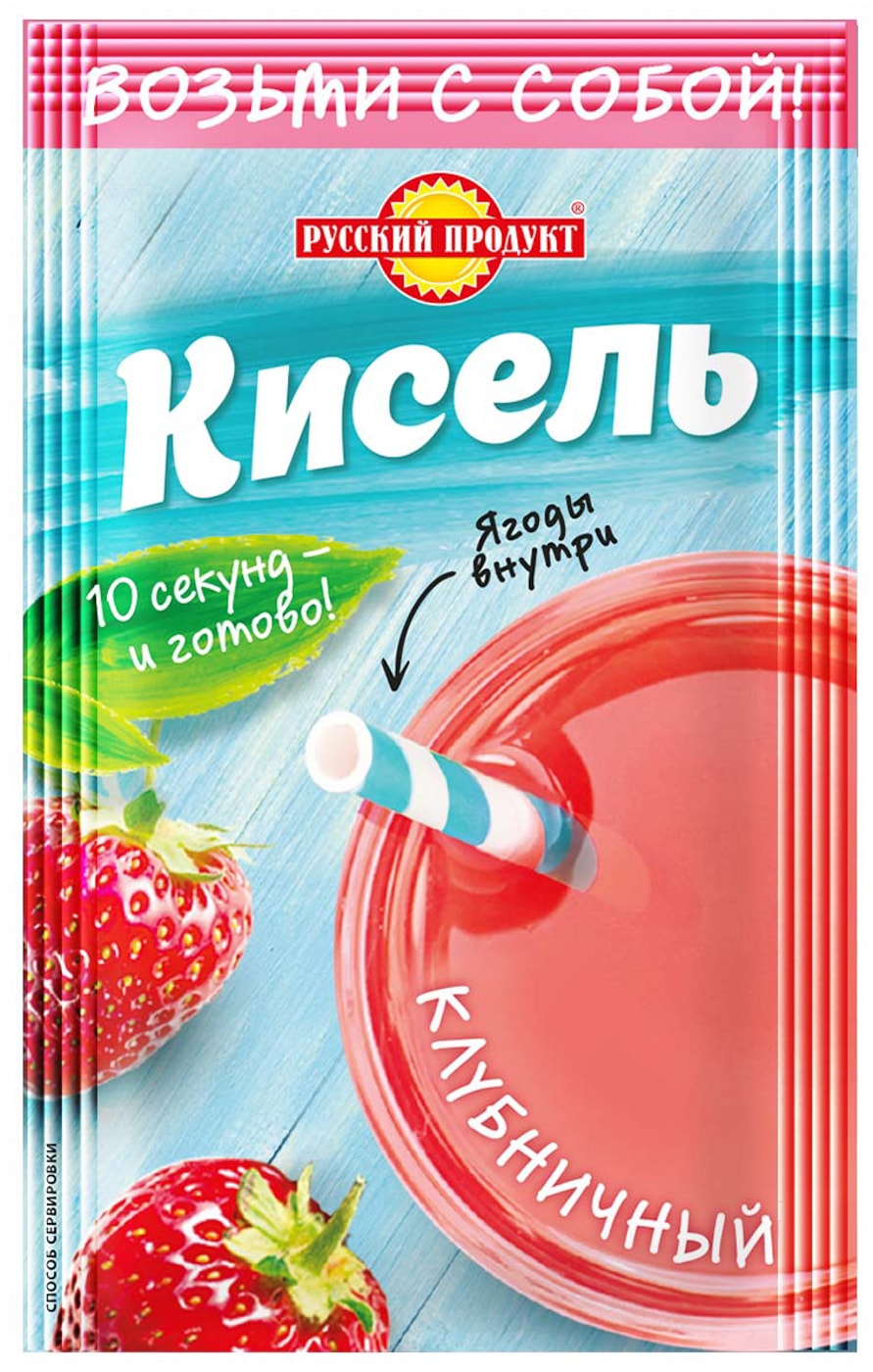 Изображение товара Кисель Русский продукт Клубничный 25г