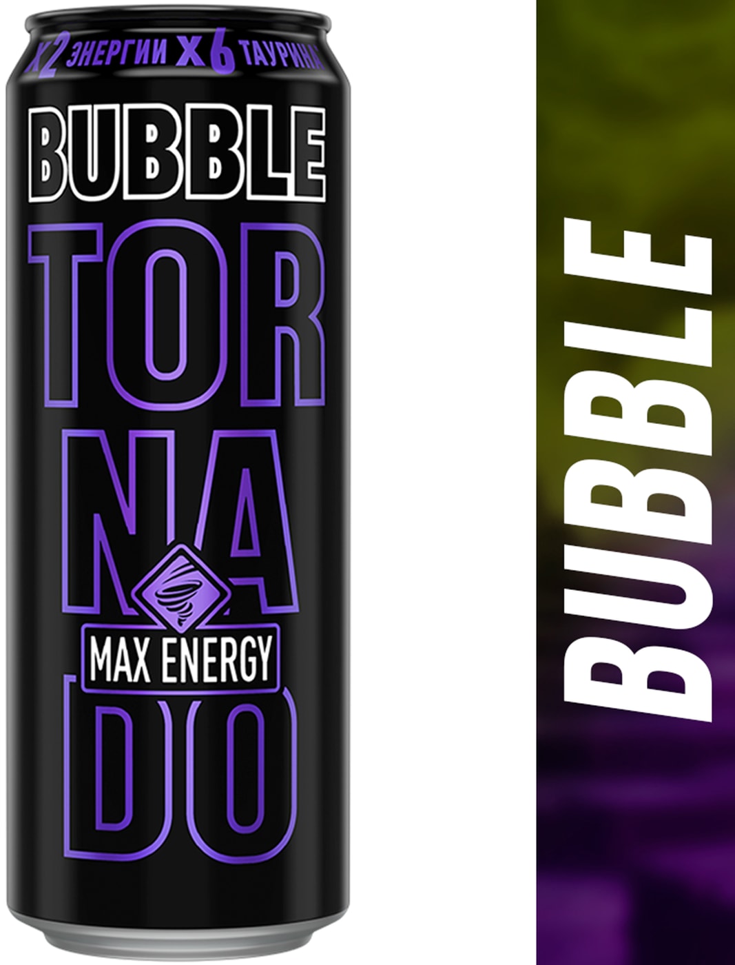 Изображение товара Энергетический напиток Tornado Max Energy Bubble 450 мл Россия