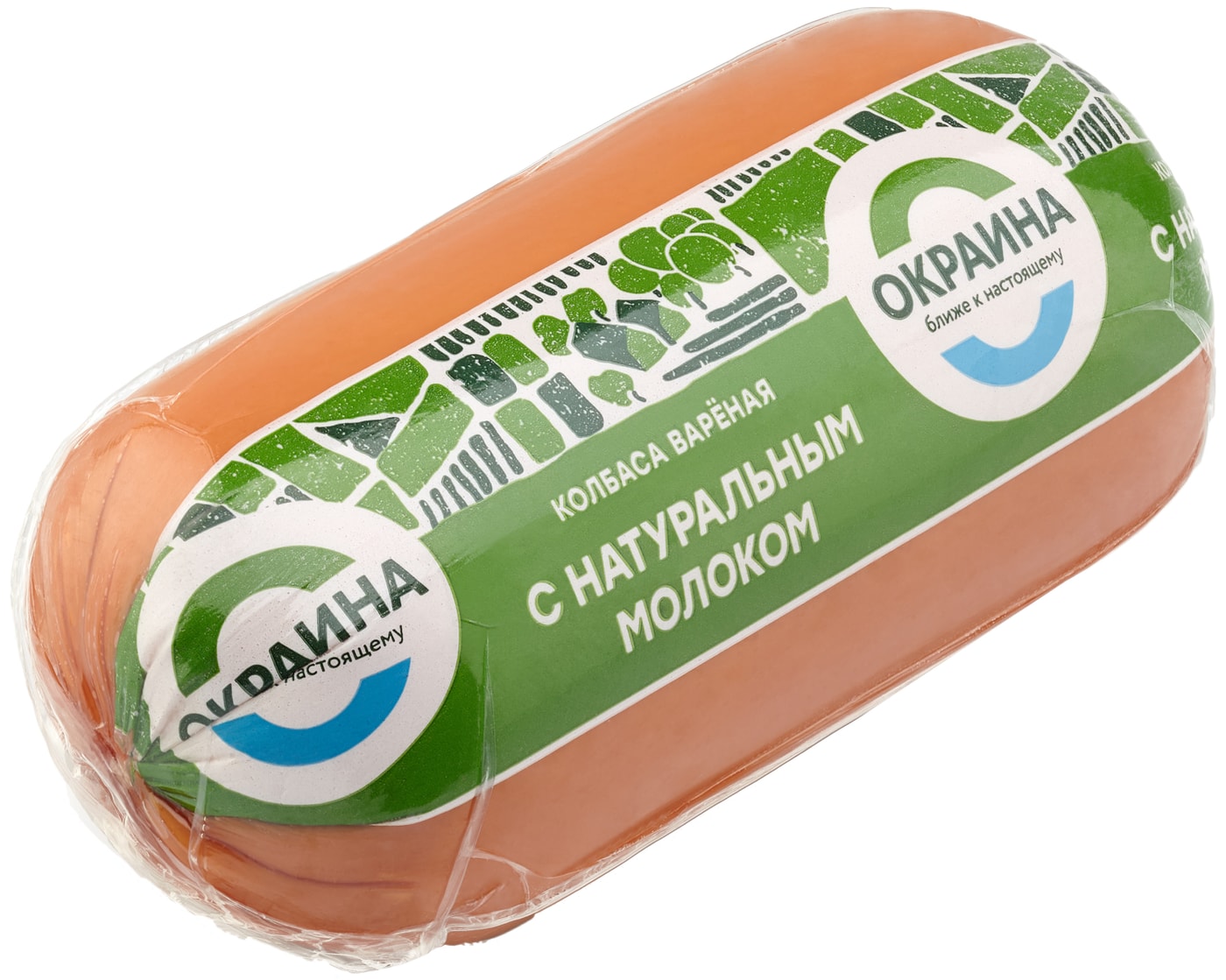 Изображение товара Колбаса Окраина с натуральным молоком 500г свежий продукт Россия