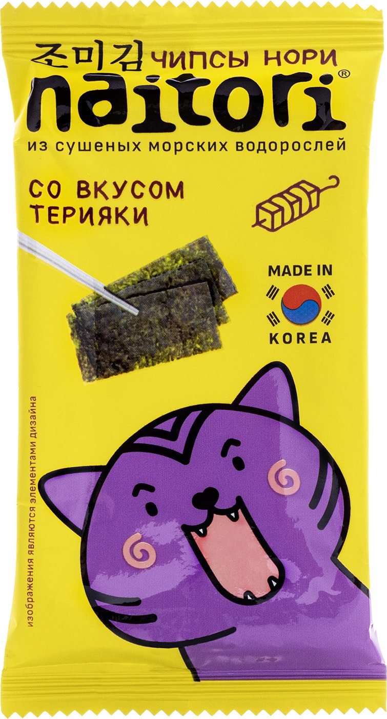Изображение товара Чипсы Naitori Нори Терияки 3г