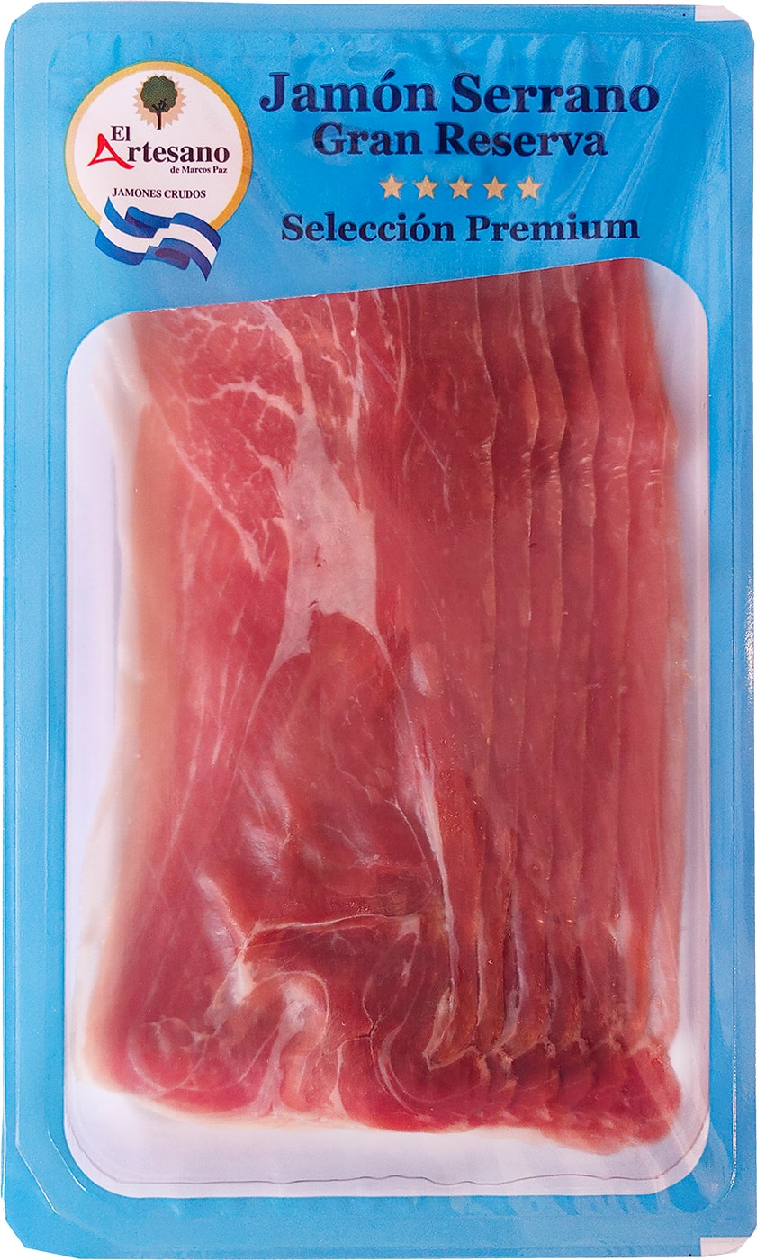 Изображение товара Хамон El Artesano из сыровяленого свиного окорока 70г деликатес