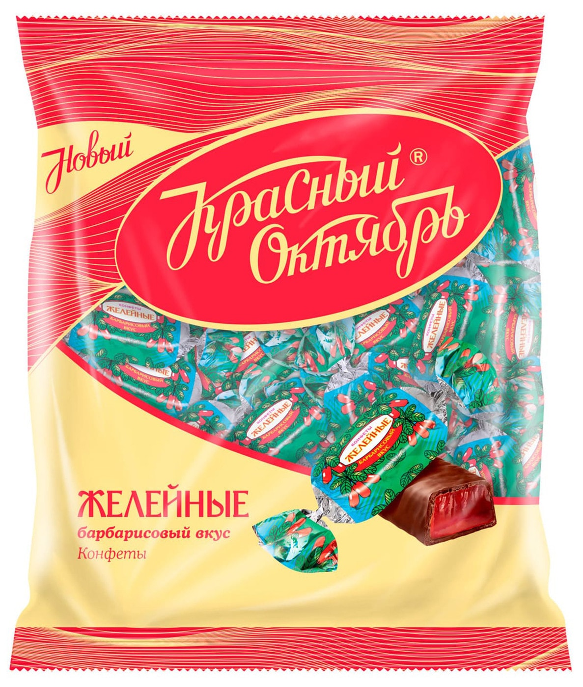 Изображение товара Конфеты Красный Октябрь Желейные Барбарисовый вкус 250г