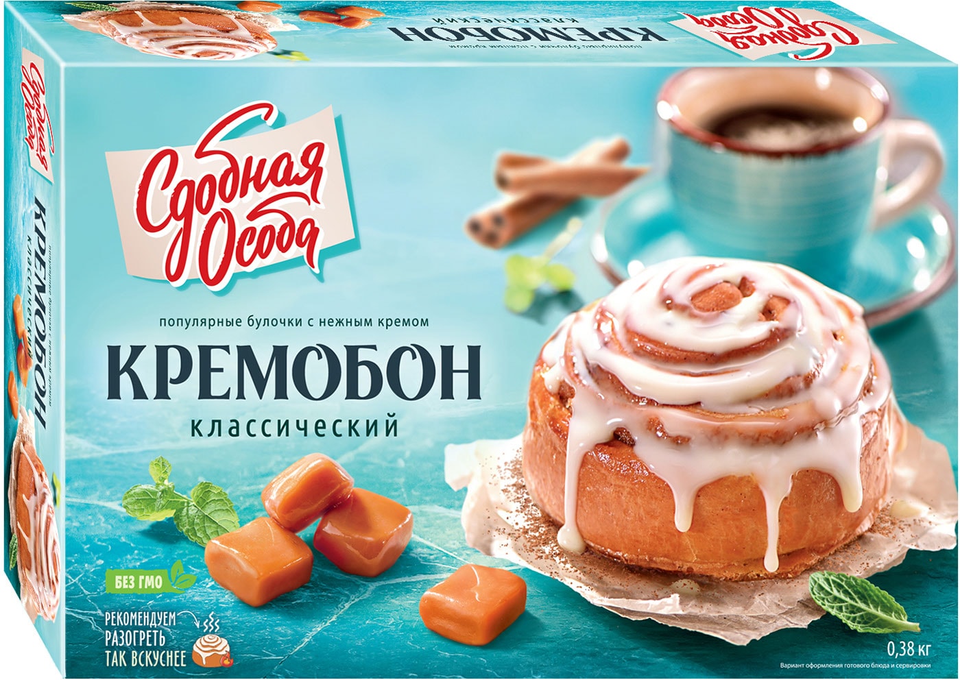 Изображение товара Кремобон Сдобная Особа Классический 380г с карамелью и корицей