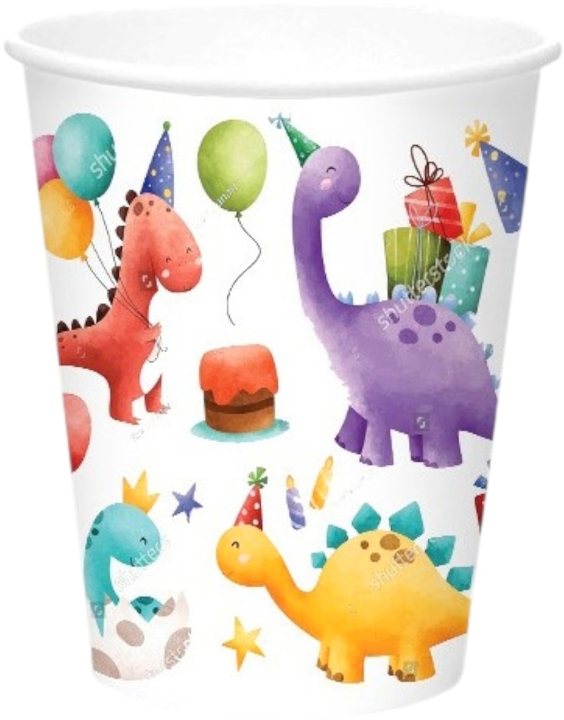 Изображение товара Маркет Стаканы 250 мл, набор 6 шт, многоцветные