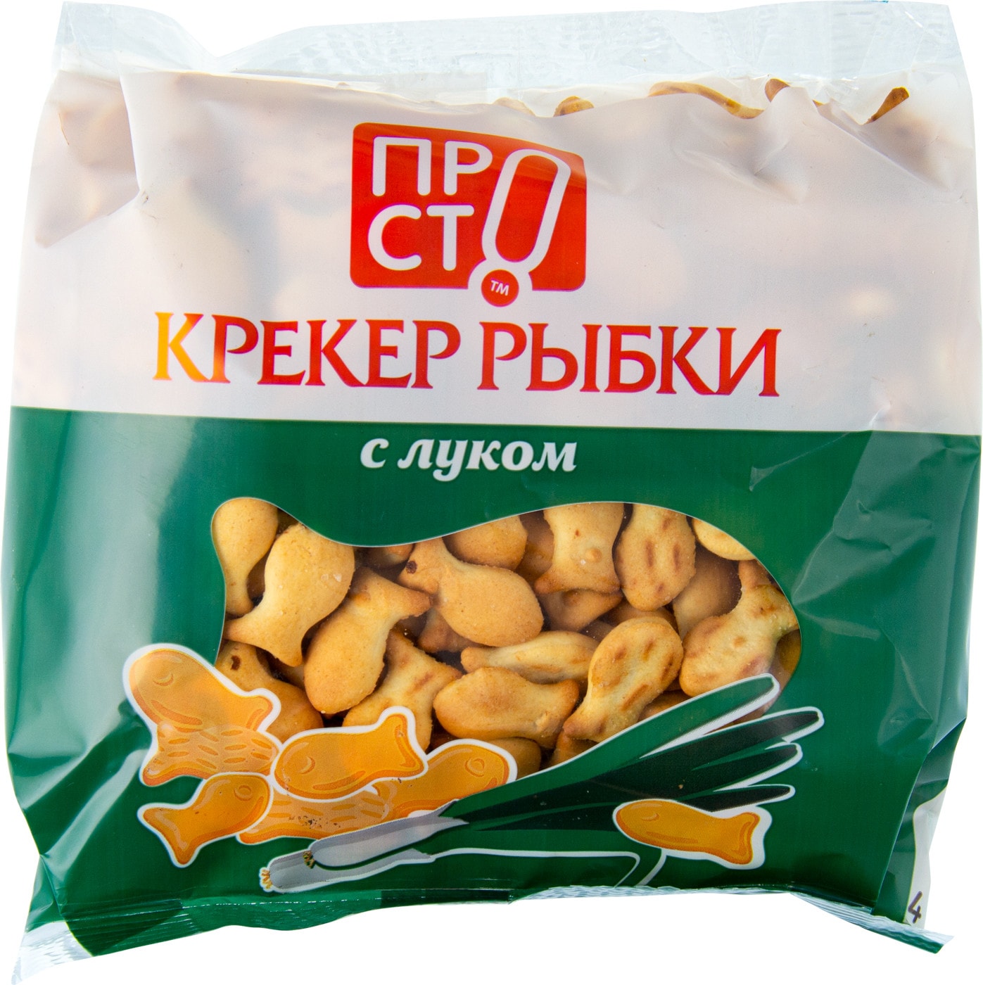 Изображение товара Крекер ПРОСТО Рыбки с луком 200г