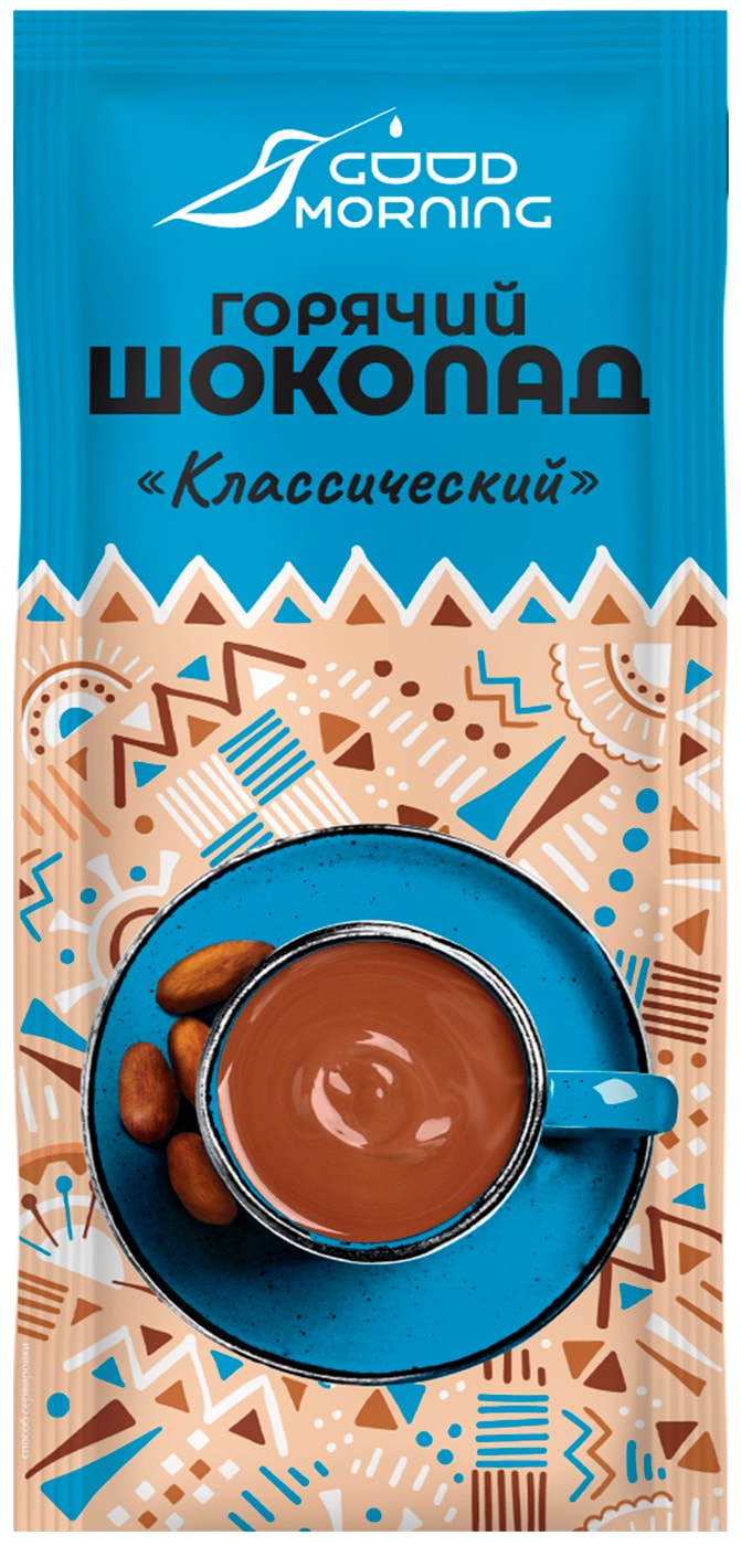 Изображение товара Какао-напиток Good morning растворимый Горячий шоколад Классический 25г