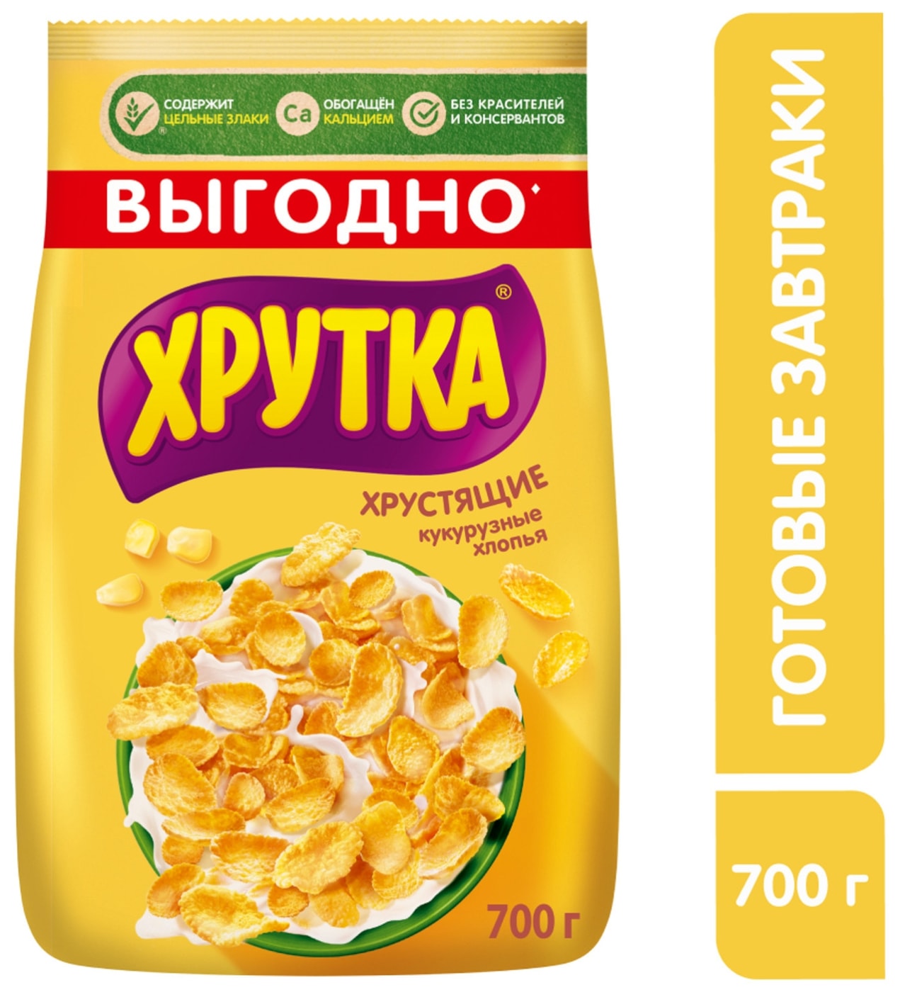 Изображение товара Хлопья Хрутка Кукурузные хрустящие 700г
