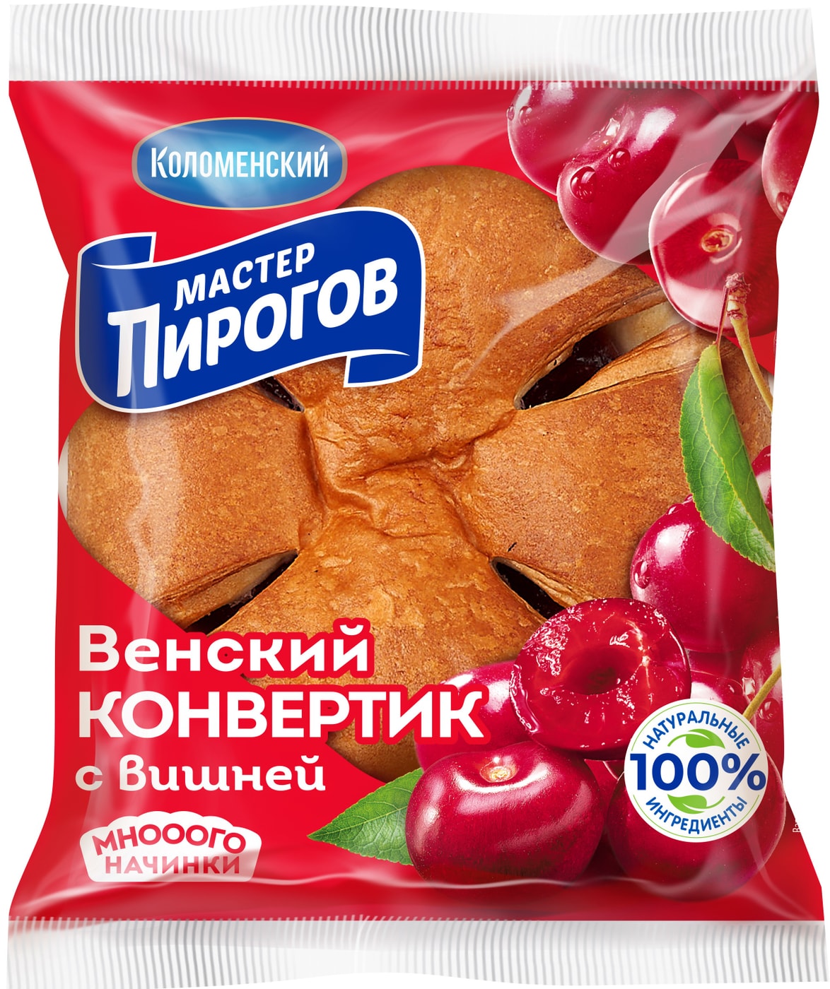 Изображение товара Конвертик Мастер Пирогов с вишневой начинкой 70г