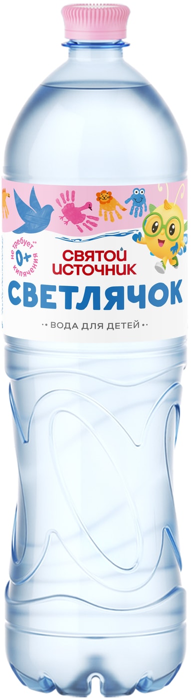 Изображение товара Вода Святой Источник Светлячок детская негазированная 1.5л
