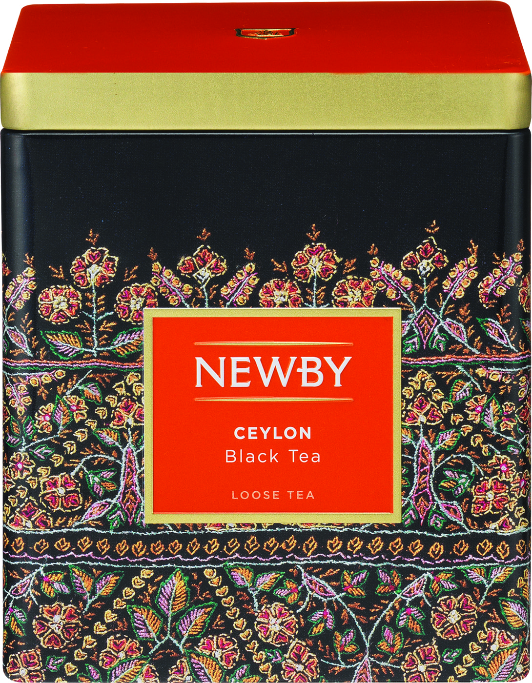 Изображение товара Черный цейлонский чай Newby 125 г в жестяной банке — высококачественный и ароматный