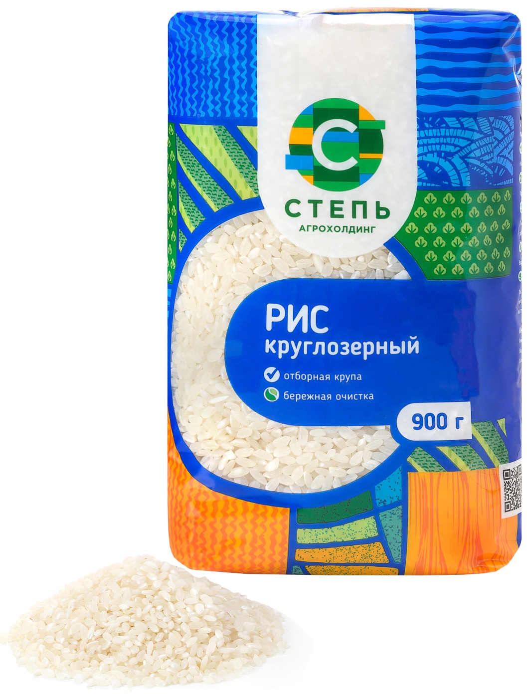 Изображение товара Рис Степь круглозерный 900г - высокое качество для вкусных блюд