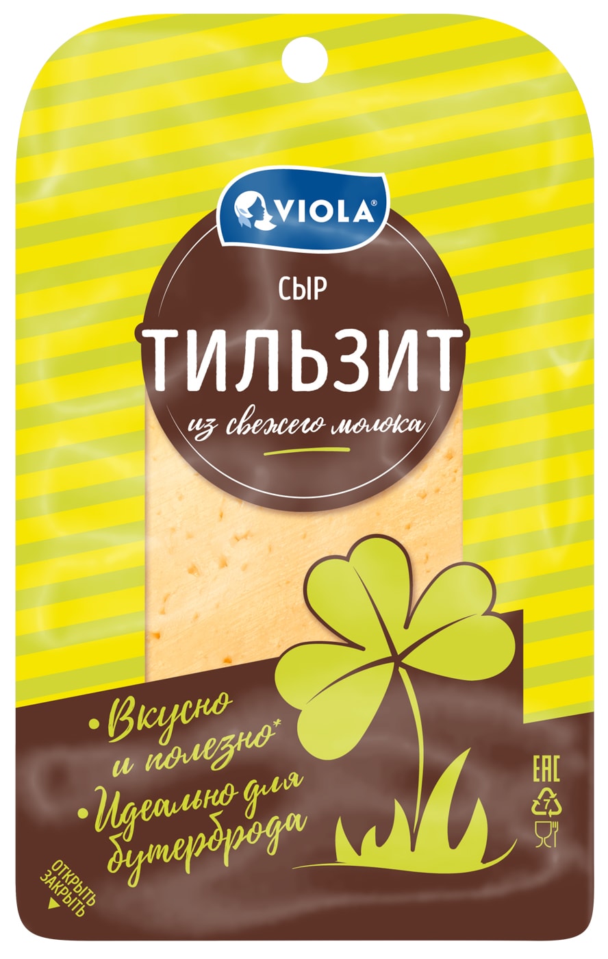 Изображение товара Сыр Viola Тильзит полутвердый 45% 120г