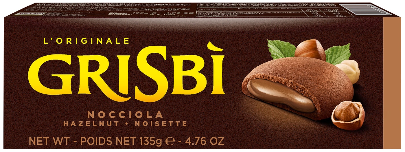 Изображение товара Печенье Grisbi с ореховым кремом 135г итальянское качество