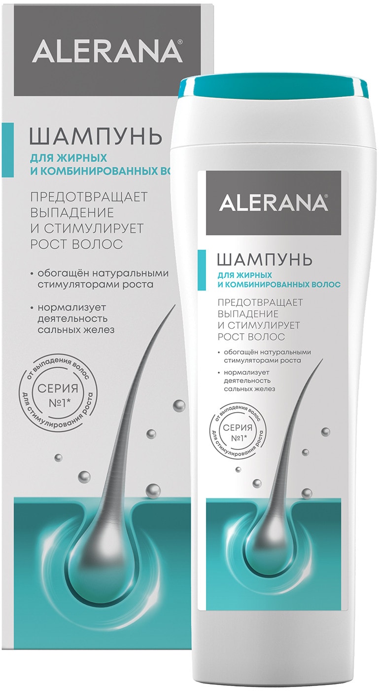 Изображение товара Шампунь для волос Alerana Плотность и объем 250 мл