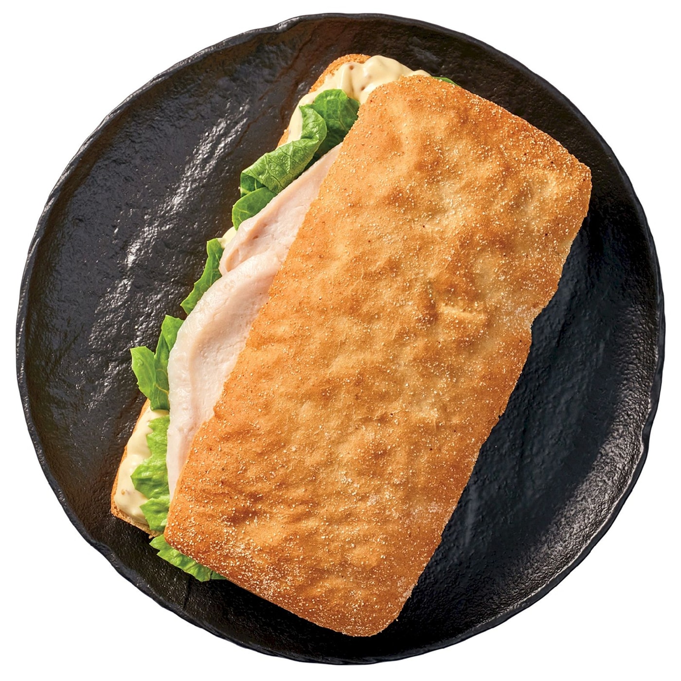 Изображение товара Чиабатта Перекресток Select с оливками курицей в пряных травах и медово-горчичным соусом 210г