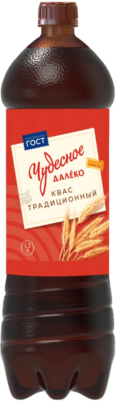 Изображение товара Квас Чудесное Далеко Традиционный 1.3л