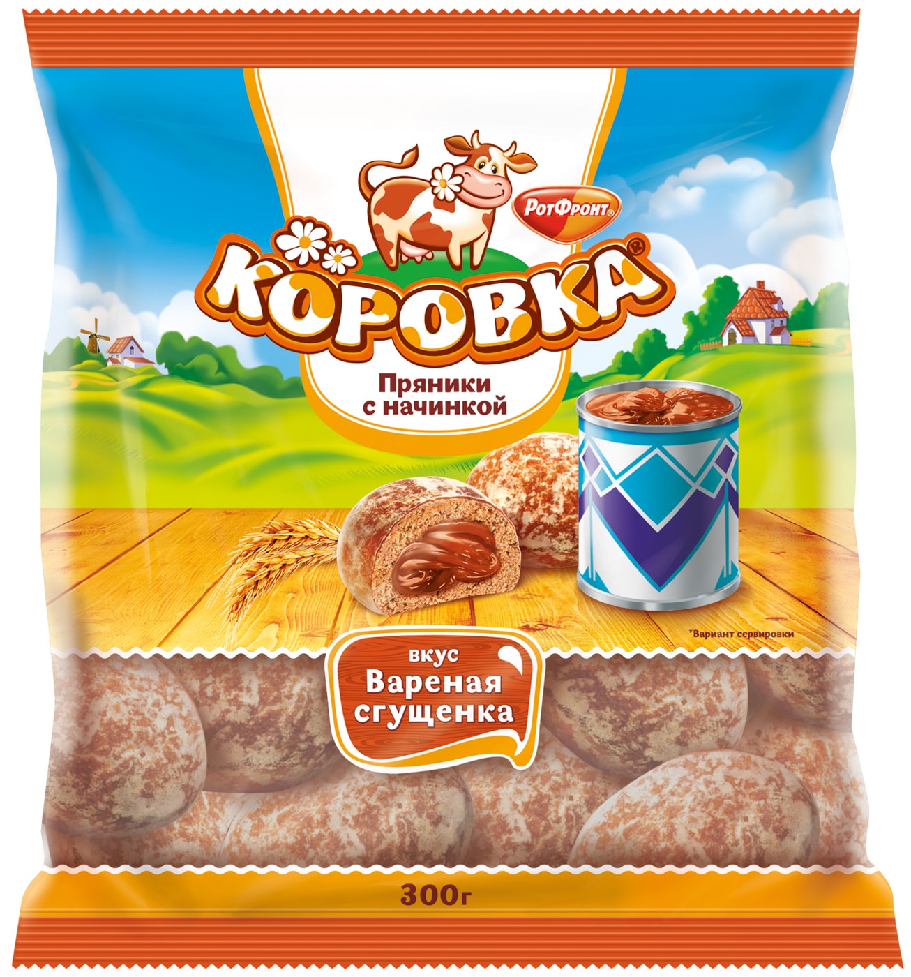 Изображение товара Пряники Коровка Вареная сгущенка 300г